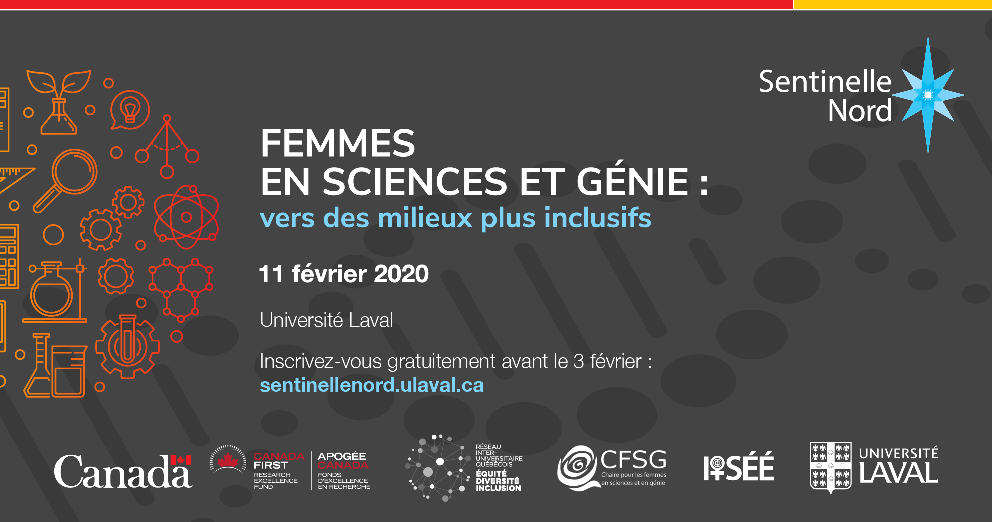 femmes en sciences et génie sentinelle nord flyer